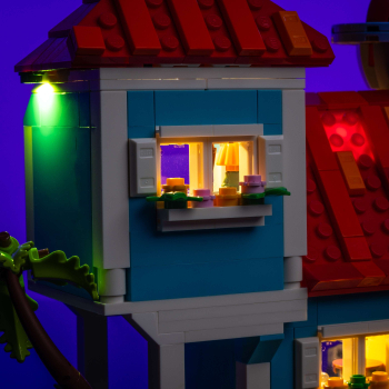 LMB 2.0 Version - LED-​Beleuchtungs-Set für LEGO® Disney Lilo and Stitch Beach House #43268